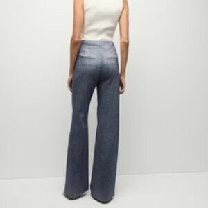 Veronica Beard Jude Linen Wide-Leg Pant